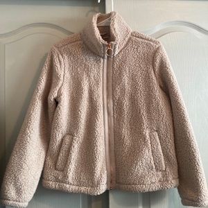 Old Navy Teddy Jacket in Beige - XS